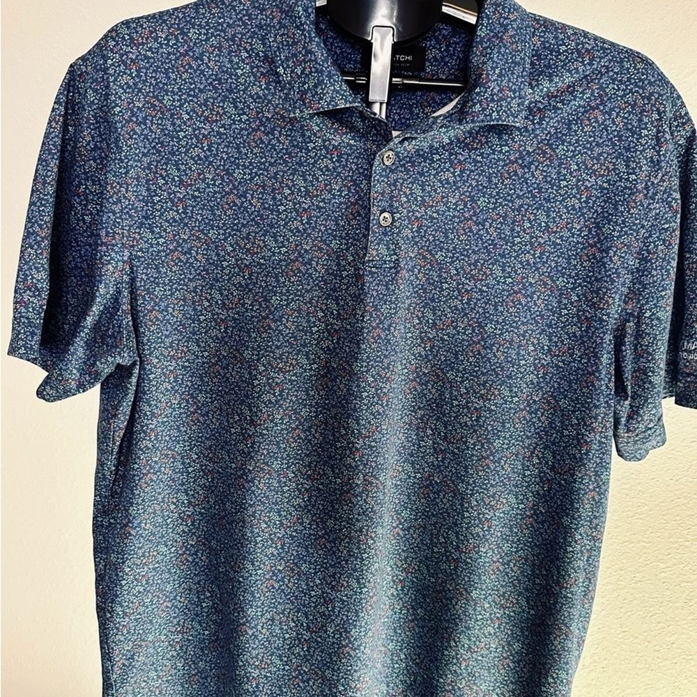 Bugatchi performance shirt made with their signature "OoohCotton‎ Tech" fabric